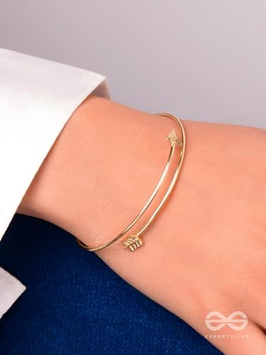 Buy OFFICIALLY GORGEOUS BY EVERSTYLISH Bracelet for Women | Trendy Bangle Bracelet for Everyday Wear | Stylish Fashion Jewelry | Stackable Adjustable Bracelet for Girls (Gold_2) at Amazon.in