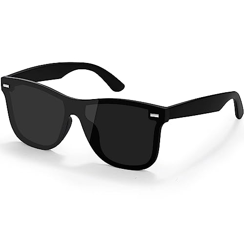 Classic Black Square UV Protected Stylish Unisex Sunglasses : Amazon.in: Fashion