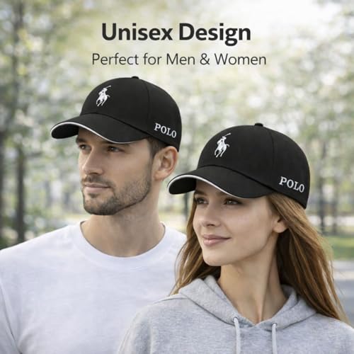 Buy Urban Punk Polo Style Baseball Cap for Men & Women (Pack of 1) – Premium Cotton Adjustable Unisex Hat, Maroon and Black Performance Sports Caps for Gym, Running, and Travel – Breathable & Durable at Amazon.in