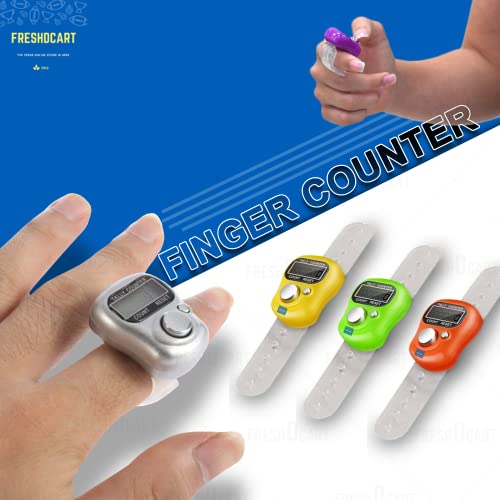 FreshDcart 5-Digit Tally Clicker Counter Finger Clicker Ring Electronic Light Digital Counting Machine for Cricket Umpire and Various Counting Purpose(1Qty, Multicolor,Plastic) : Amazon.in: Sports, Fitness & Outdoors