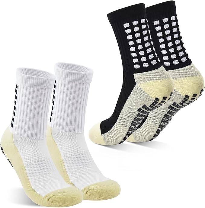 1 Pairs Athletic Non-slip Football Socks for Men Women