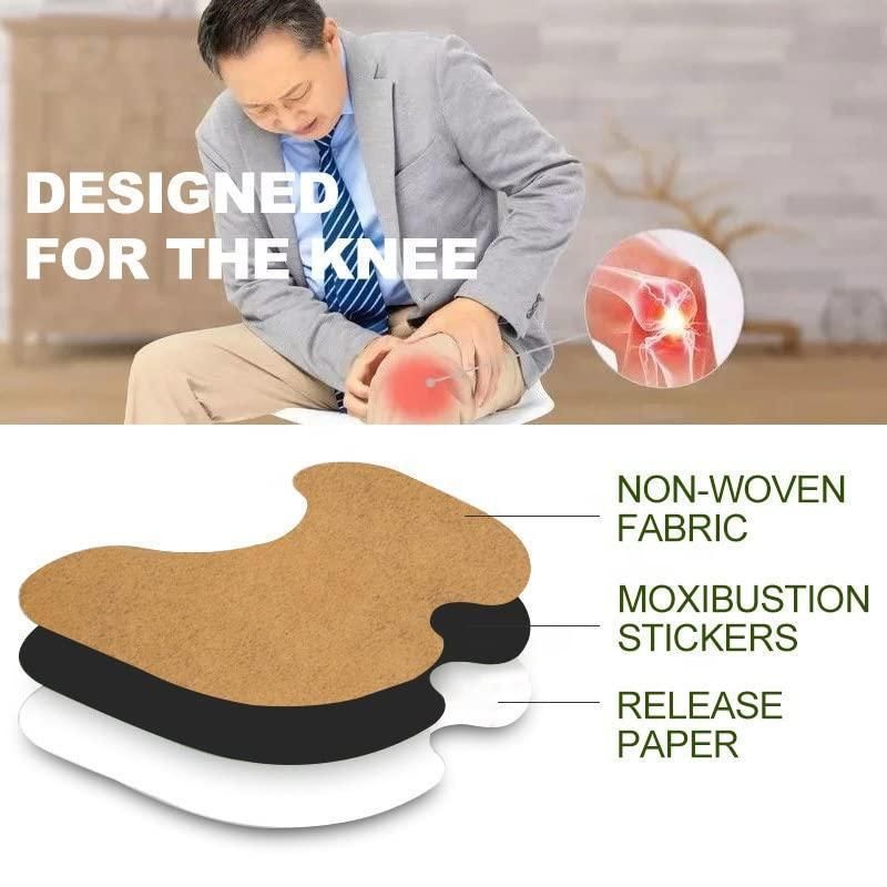 Herbal Knee Plaster Sticker Wormwood Extract Joint Ache Pain Relieving