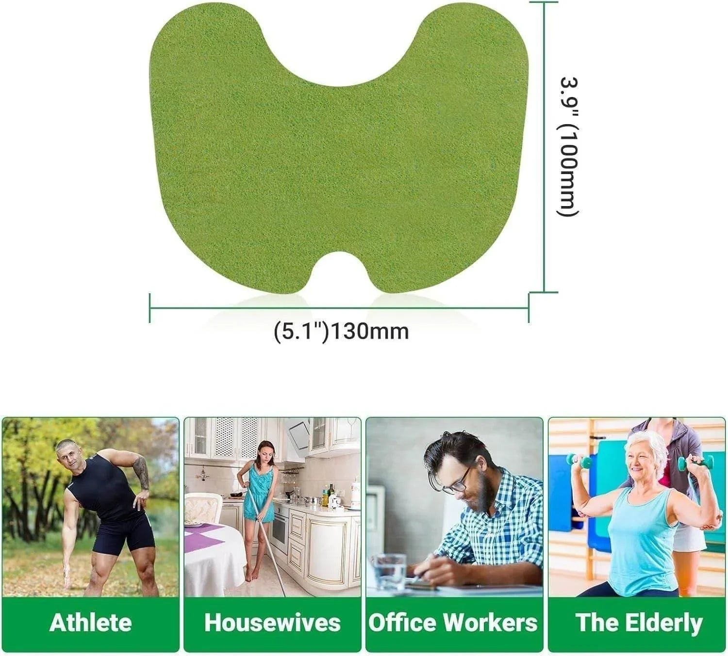 Herbal Knee Plaster Sticker Wormwood Extract Joint Ache Pain Relieving