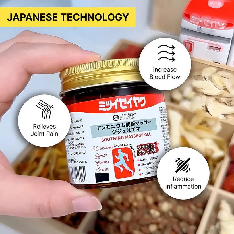 Japanese Massage Gel for Joint & Muscle Pain Relief