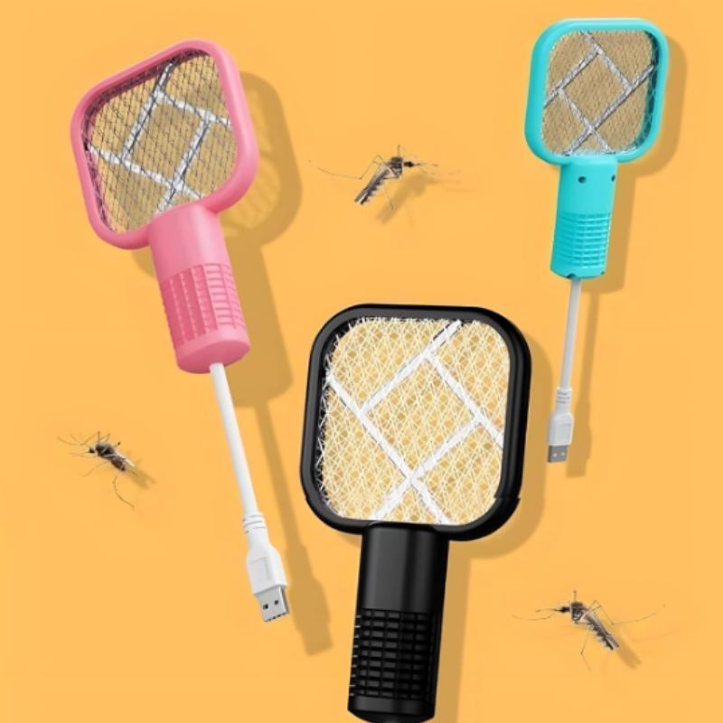 USB Rechargeable Electric Mosquito & Insect Trap – Portable UV Light Bug Zapper for Home, Bedroom & Travel (Random Color-Pack of 1)