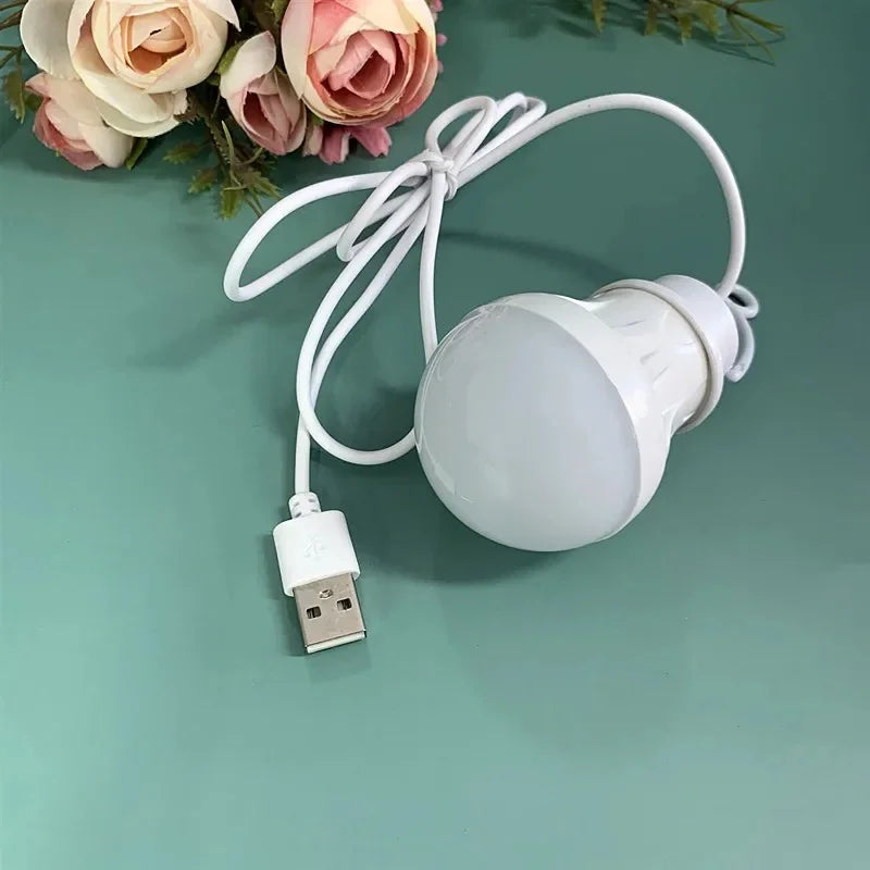 USB LED Bulb – Portable Energy-Saving Night Lamp for Home, Travel & Camping (Pack of 1 )
