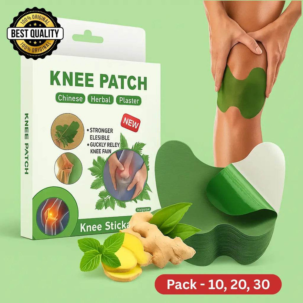 Herbal Knee Plaster Sticker Wormwood Extract Joint Ache Pain Relieving